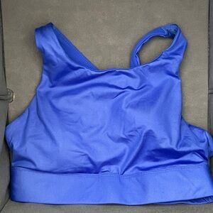 Fabletics Blue No Bounce Sports Bra size S